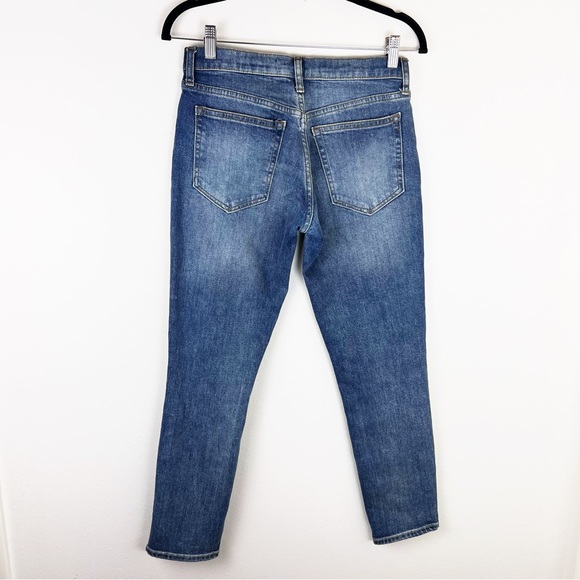 Gap 1969 Best Girlfriend Jeans Distressed Mid Rise - Picture 5 of 6